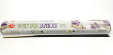 Load image into Gallery viewer, HEM White Sage Lavender Incense Stick | 20 Stick Pack