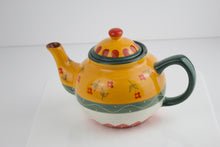 Load image into Gallery viewer, Vintage Folk Art Teapot and Cup Set