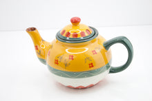 Load image into Gallery viewer, Vintage Folk Art Teapot and Cup Set
