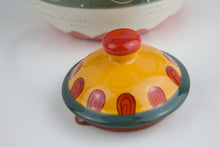 Load image into Gallery viewer, Vintage Folk Art Teapot and Cup Set