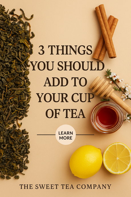 🍯✨ 3 Simple Ingredients That Can Transform Your Cup of Tea